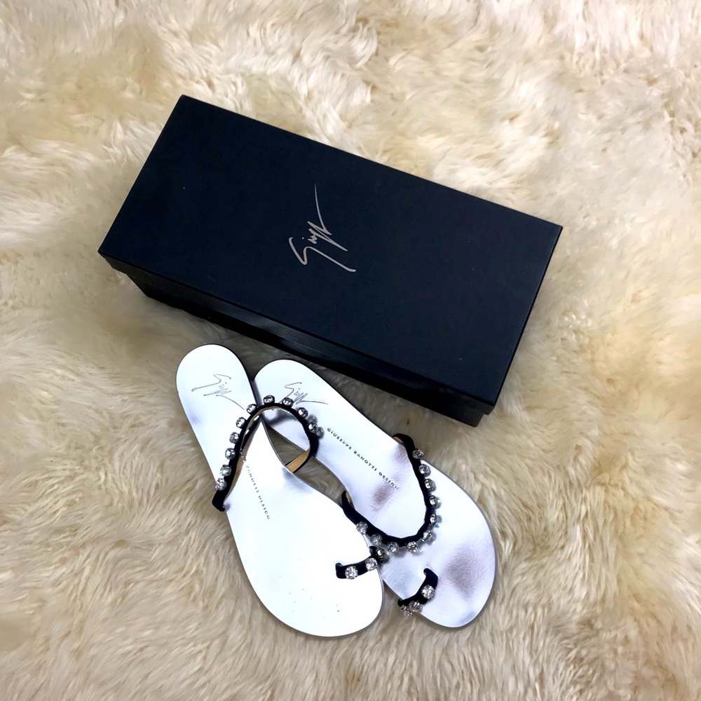 Giuseppe Zanotti Crystal slipper  oritq